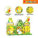 Picasso Tiles 26-Piece Farm Animal Magnetic Building Block Set