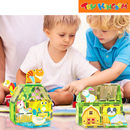 Picasso Tiles 26-Piece Farm Animal Magnetic Building Block Set