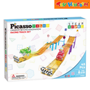 Picasso Tiles 45-Piece Sloped Race Car Track Set