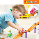 Picasso Tiles 45-Piece Sloped Race Car Track Set