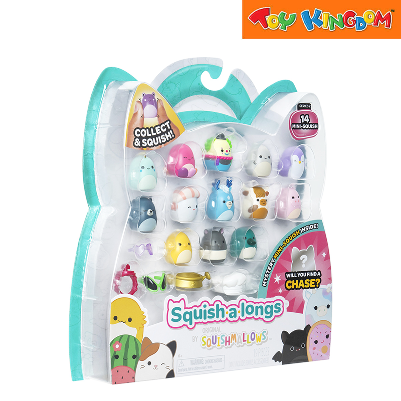 Squishmallows Squish A Longs 14pcs Mystery Mini Squish Series