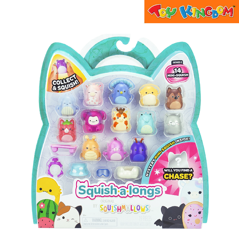 Squishmallows Squish A Longs 14pcs Mystery Mini Squish Series