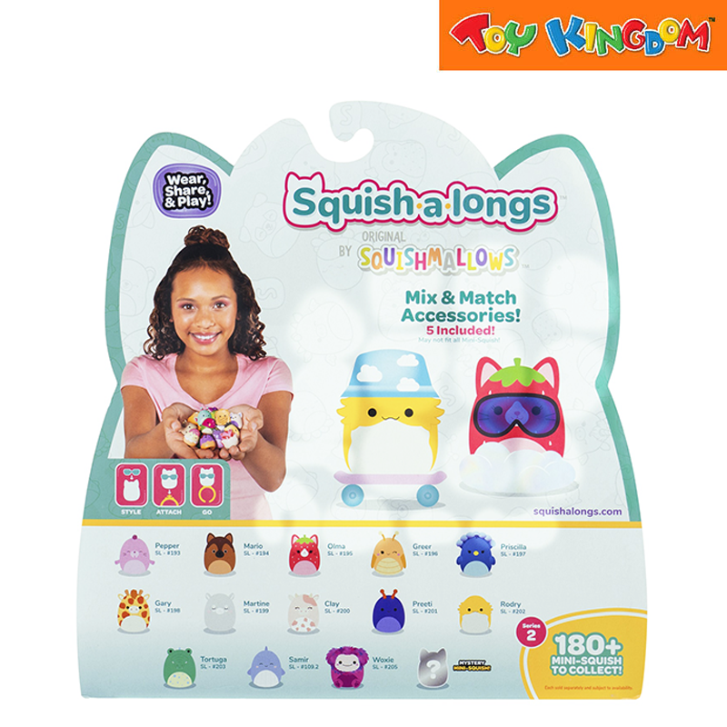 Squishmallows Squish A Longs 14pcs Mystery Mini Squish Series