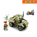 Sluban Army English Armored Vehicle Building Block Set