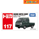 Tomica No. 117 Suzuki Super Carry Truck in Ivy Green Metallic Die-cast Car
