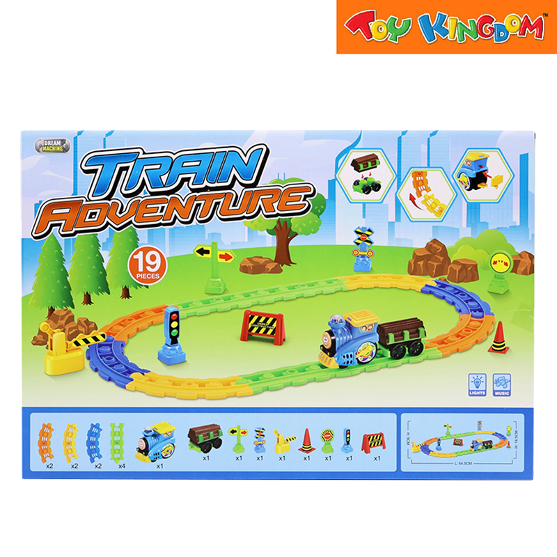 Adventure Train Set Dream Machine Train Adventure 19pcs Toy Train Set – Toy Kingdom