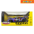 MSZ 1:24 Scale BMW M4 GT3 Purple Graffiti WASA Design Racing Livery Die-cast Model Car