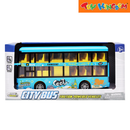 Dream Machine Friction-powered Toy City Bus with Lights and Sounds