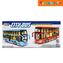 Dream Machine Friction-powered Toy City Bus with Lights and Sounds