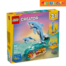 LEGO Creator 3-in-1 31385 Sea Animals: Beautiful Dolphins 542 pieces Building Blocks