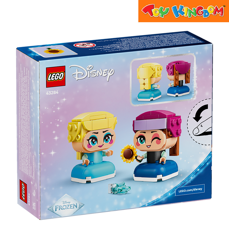 LEGO Disney Princess 43284 Mini Anna & Elsa 65 pieces Building Blocks ...