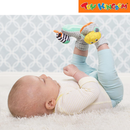 Infantino Foot Rattles Featuring Zebra and Tiger Design
