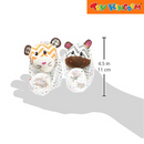 Infantino Foot Rattles Featuring Zebra and Tiger Design
