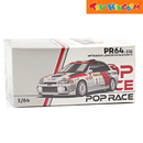 Pop Race Mitsubishi Lancer Evolution IV Safari Rally Kenya 1998 1:64 Car Model