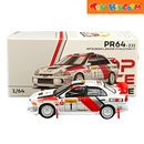 Pop Race Mitsubishi Lancer Evolution IV Safari Rally Kenya 1998 1:64 Car Model