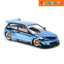 Pop Race Honda Pandem Civic EG6 Chrome 1:64 Car Model