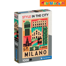 Clementoni Style in the City 1000-piece Jigsaw Puzzle - Milano