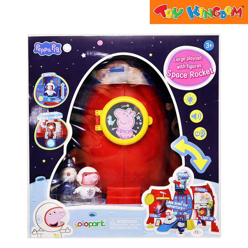 Peppa Pig Large Space Rocket Playset Toy Kingdom Peppa Pig Large Space Rocket Playset Toy Kingdom
