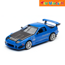 Pop Race Mazda RX7 (FC3S) Re-Amemiya Widebody Blue 1:64 Car Model