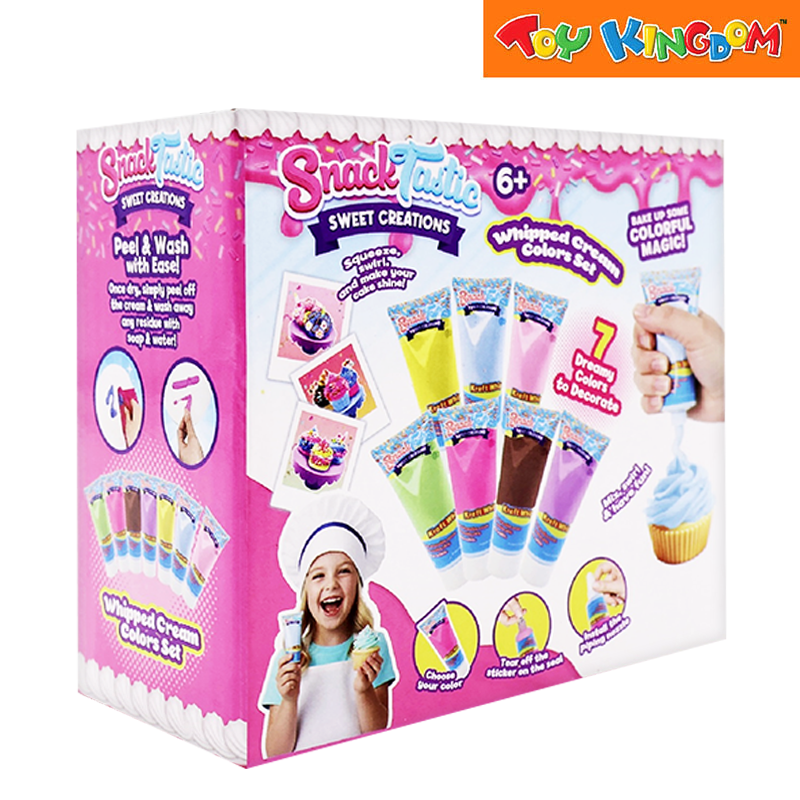SnackTastic Sweet Creations Whipped Cream Colors Set – Toy Kingdom