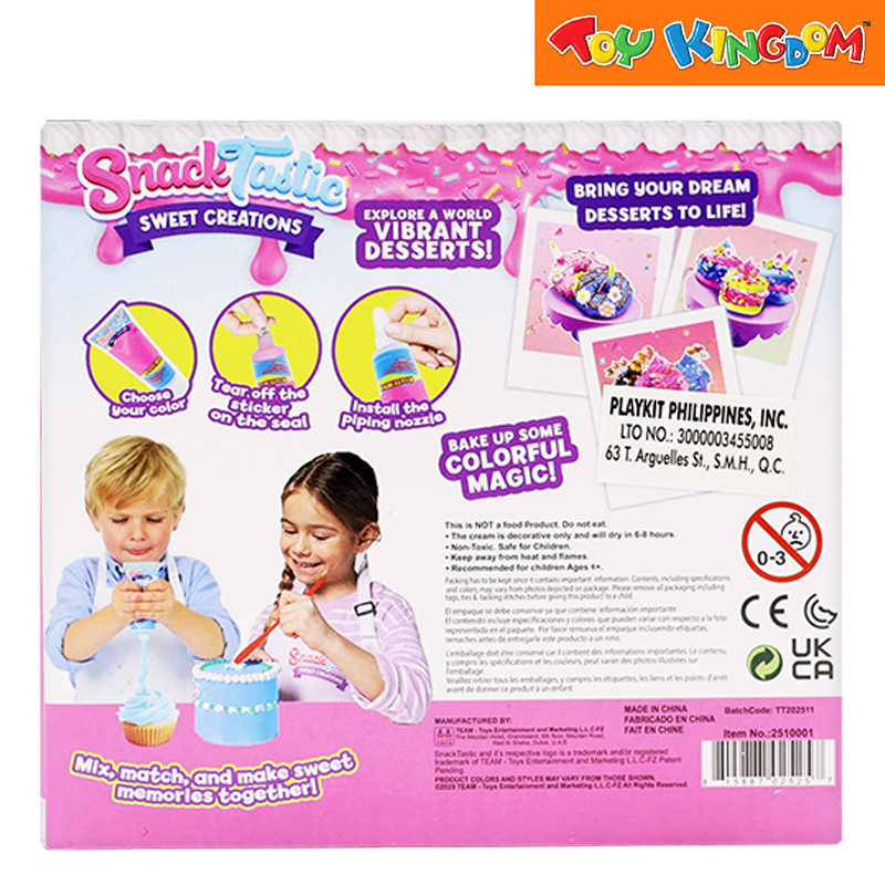 SnackTastic Sweet Creations Whipped Cream Colors Set – Toy Kingdom
