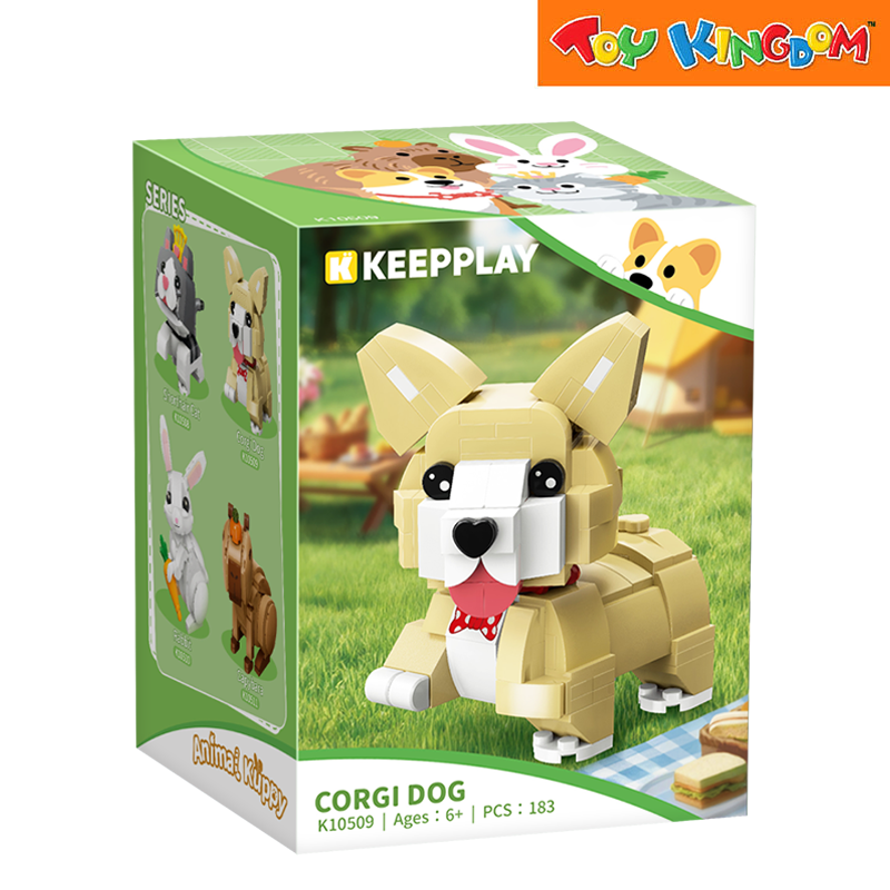 Keepplay Corgi Dog Building Blocks – Toy Kingdom