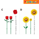 Sluban Pleyerid Creative Life Bricks Flower Series In Random Assortment