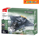 Sluban Army J-36S Sixth-Generation Stealth Fighter Jet (Q-Version) Building Block Kit