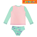 Marckids Fancy Meowmaid Rash Guard Set