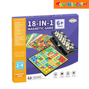 Engten 25cm x 25cm 18-in-1 Magnetic Game