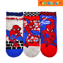 Lil Legends Sneaker Marvel Socks 3-Pair Pack