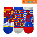 Lil Legends Sneaker Marvel Socks 3-Pair Pack