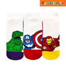 Lil Legends Sneaker Marvel Socks 3-Pair Pack