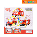 COGO Creative Player: Fire Force Station Building Block Set