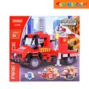 COGO Creative Player: Fire Force Truck Building Block Set