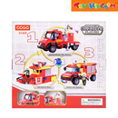 COGO Creative Player: Fire Force Truck Building Block Set