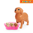 Barbie Doll and Newborn Pups Playset