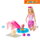Barbie Puppy Pool Party Playset