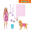 Barbie Walk & Potty Pup Playset