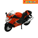 MSZ 1:18 Scale 2024 Suzuki Hayabusa Orange Motorcycle Die-cast Model