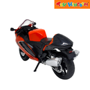 MSZ 1:18 Scale 2024 Suzuki Hayabusa Orange Motorcycle Die-cast Model
