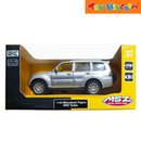MSZ 1:43 Scale Mitsubishi Pajero 4WD Turbo Silver Die-cast Model Car
