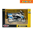 MSZ 1:18 Scale BMW R1250 RT-P Police Motorcycle Die-cast Model