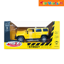 MSZ 1:24 Scale Hummer H3 Yellow Die-cast Model Car