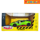 MSZ 1:24 Scale Lamborghini Huracán STO Lime Green Die-cast Model Car