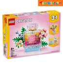 LEGO Creator 3-in-1 31383 Floral Decor Perfume Bottle 286 pieces Building Blocks