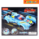 Cogo Racing Pioneer Blue Speed Racer Building Blocks Set