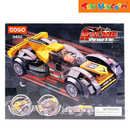 Cogo Racing Pioneer Black Panther Race Car Building Blocks Set