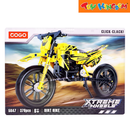 COGO Xtreme Wheels: Yellow Dirt Bike 5847 Building Block Set