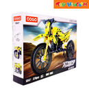 COGO Xtreme Wheels: Yellow Dirt Bike 5847 Building Block Set